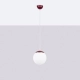 Ugo 40 lampa wisząca 1xE27 burgund SL.2224