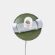 Ugo 40 lampa wisząca 1xE27 zielona oliwka SL.2230
