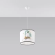 Unicorn 30 lampa wisząca 1xE27 wielokolorowa SL.1412