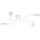 Vector 4 lampa wisząca 4xE27 biała SL.1442 Sollux Lighting