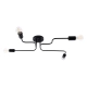 Vector 4 lampa wisząca 4xE27 czarna SL.1446 Sollux Lighting