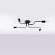 Vector 4 lampa sufitowa 4xE27 czarna SL.1446