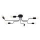 Vector 6 lampa wisząca 6xE27 czarna SL.1447 Sollux Lighting