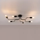 Vector 6 lampa sufitowa 6xE27 czarna SL.1447