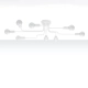 Vector 8 lampa sufitowa 8xE27 biała SL.1444