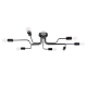 Vector 8 lampa wisząca 8xE27 czarna SL.1448 Sollux Lighting