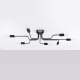 Vector 8 lampa sufitowa 8xE27 czarna SL.1448