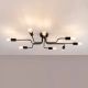 Vector 8 lampa sufitowa 8xE27 czarna SL.1448