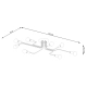 Vector 8 lampa sufitowa 8xE27 czarna SL.1448