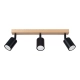 Verdo 3L lampa sufitowa 3xGU10 czarna SL.1293 Sollux Lighting