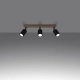 Verdo 3L lampa sufitowa 3xGU10 czarna SL.1293