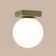 Yoli 1 lampa sufitowa 1xG9 zielona oliwka SL.2262