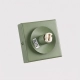 Yoli 1 lampa sufitowa 1xG9 zielona oliwka SL.2262