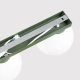 Yoli 2 lampa sufitowa 2xG9 zielona oliwka SL.2263
