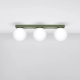 Yoli 3 lampa sufitowa 3xG9 zielona oliwka SL.2264