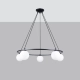 Yoli 5 lampa wisząca 5xG9 czarna SL.1214