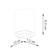 Zoe lampa sufitowa LED 9W 887lm 4000K biała SL.1209