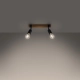 Zuca 2 lampa sufitowa 2xE27 czarna SL.1296