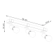 Zuca 3 lampa sufitowa 3xE27 czarna SL.1297