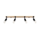 Zuca 4 lampa sufitowa 4xE27 czarna SL.1298 Sollux Lighting