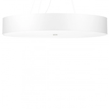 Sollux Skala 90 cm lampa wisząca 6 x E27 biała SL.0805