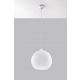 BALL lampa wisząca biała Sollux lighting