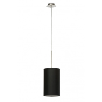 Sollux Otto 15 cm lampa wiszaca E27 W1 czarna SL.0742 2BM