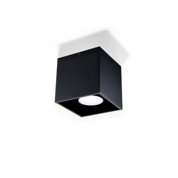 QUAD 1 plafon czarny Sollux lighting