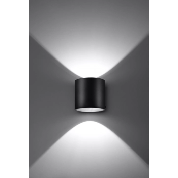 ORBIS kinkiet czarny Sollux lighting