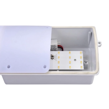 Bianco PIR kinkiet IP44 7W LED 470lm 3000K 75931