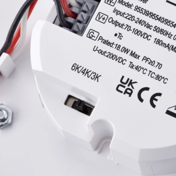 HeroPRO lampa sufitowa IP65 18W LED 1800lm CCT 95539