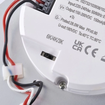 HeroPro XL lampa sufitowa IP65 28W LED 2800lm CCT 103939