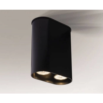 Shilo Inagi lampa sufitowa 2 x GU10 czarna