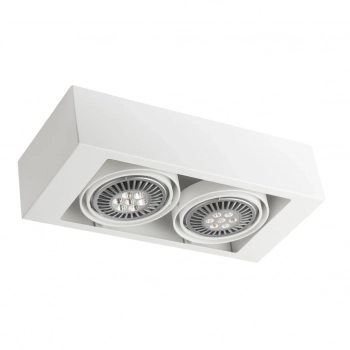 Koga 153 lampa sufitowa 2 x LED ES111 GU10 15 W biała 7121 Shilo