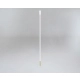 Shilo Dohar Alha N 130 cm lampa sufitowa G9 biała, końcówka mosiądz