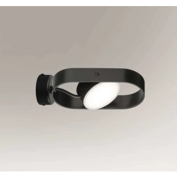 Furoku lampa ścienna, kinkiet LED 1x6W 600lm czarna