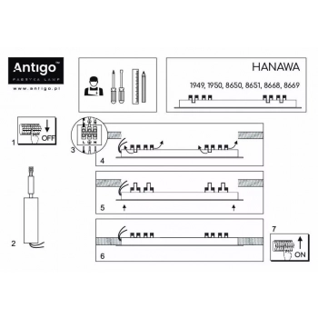 Hakoda lampa wisząca LED 2x16W 3600lm 3000K czarna