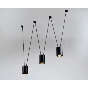 Shilo Viwin Dohar lampa wisząca 3 x GU10 ES111 czarna