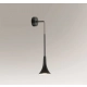 Kanzaki lampa ścienna, kinkiet LED 1x4,5W 430lm czarny shilo