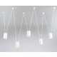 Shilo Viwin Dohar lampa wisząca 5 x GU10 ES111 biała