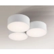 Shilo Zama lampa sufitowa 3 x GX53 biała