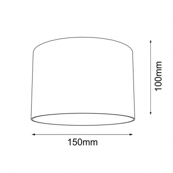 Konan lampa sufitowa 10cm 1xGX53 czarna 1146