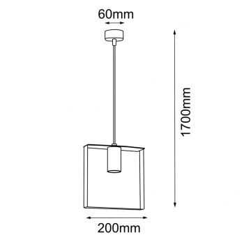 Ortiga 4 lampa wisząca 1xG10 biała