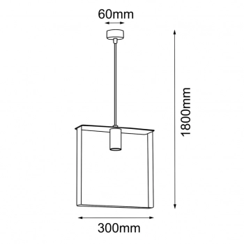 Ortiga 5 lampa wisząca 1xG10 biała