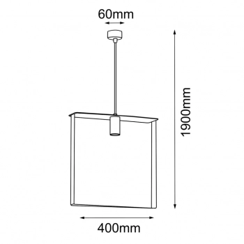 Ortiga 6 lampa wisząca 1xG10 biała