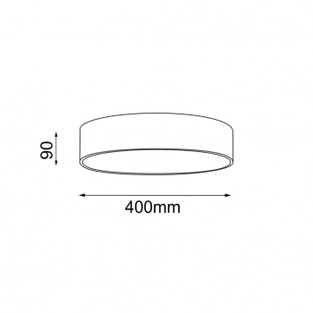 Sengo 40 lampa sufitowa złoty 9cm 1293