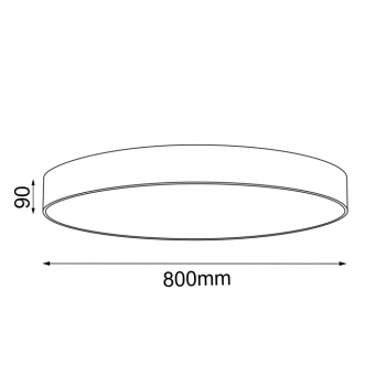 Sengo 80 lampa sufitowa złoty 9cm 1295