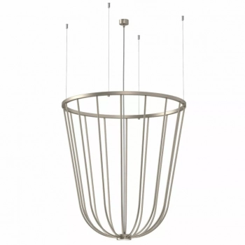 No. moon O Z lampa wisząca platyna mat 80cm 5142 Shilo