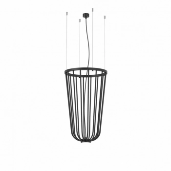 No. moon I Z lampa wisząca czarna 40cm 5147 Shilo