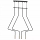 No. Vi 4 lampa wisząca czarna 112cm 5141 Shilo